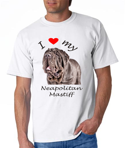 Dogs - Neapolitan Mastiff Picture on a Mens Shirt